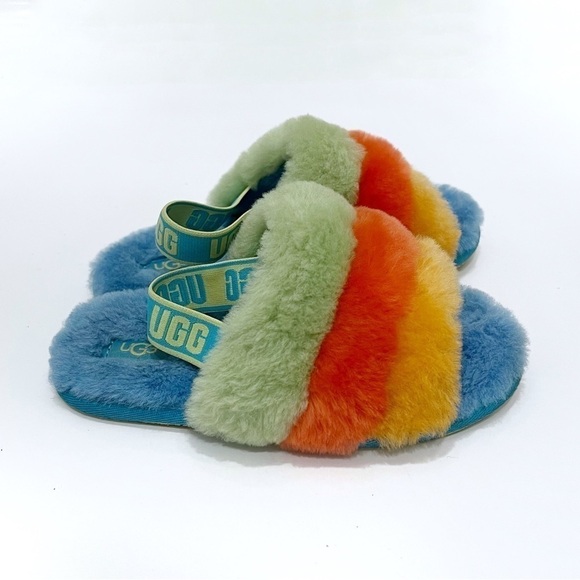 Ugg Toddler Fluff Yeah Slide Sandal Size 12 - Picture 1 of 11